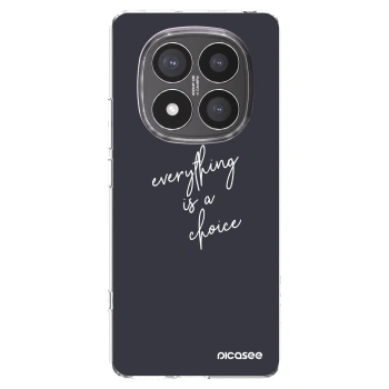 Picasee Xiaomi Redmi Note 14 Pro+ 5G Hülle - Transparentes Silikon - Everything is a choice