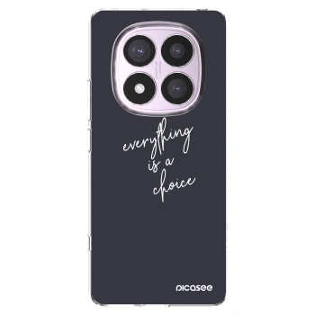 Picasee Xiaomi Redmi Note 14 Pro 5G Hülle - Transparentes Silikon - Everything is a choice