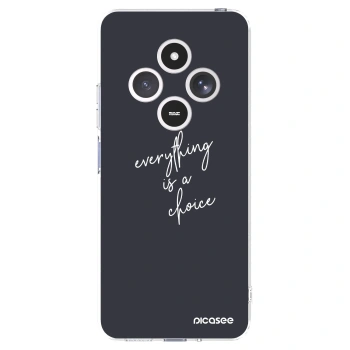 Picasee Xiaomi Redmi 14C Hülle - Transparentes Silikon - Everything is a choice