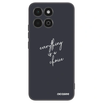 Picasee Honor 200 Smart 5G Hülle - Schwarzes Silikon - Everything is a choice