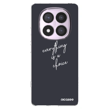 Picasee Xiaomi Redmi Note 14 Pro 4G Hülle - Transparentes Silikon - Everything is a choice
