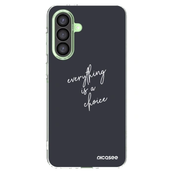 Picasee Samsung Galaxy A26 5G A266B Hülle - Transparentes Silikon - Everything is a choice
