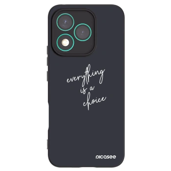 Picasee Honor 400 Lite 5G Hülle - Schwarzes Silikon - Everything is a choice