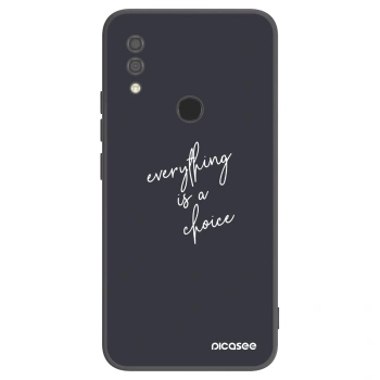 Picasee Xiaomi Redmi 7 Hülle - Schwarzes Silikon - Everything is a choice