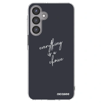 Picasee Samsung Galaxy A16 4G Hülle - Transparentes Silikon - Everything is a choice