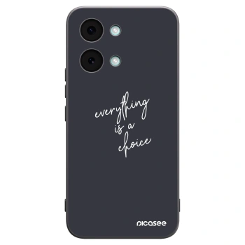 Picasee Xiaomi Poco X8 Pro Max Hülle - Schwarzes Silikon - Everything is a choice