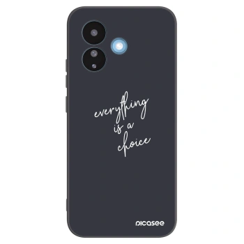 Picasee Xiaomi Redmi Note 17 Pro 5G Hülle - Schwarzes Silikon - Everything is a choice