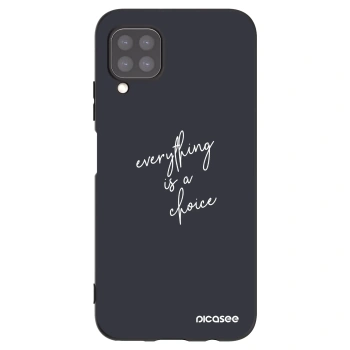 Picasee Huawei P40 Lite Hülle - Schwarzes Silikon - Everything is a choice