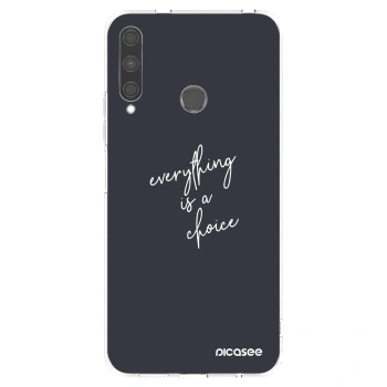 Picasee Huawei P40 Lite E Hülle - Transparentes Silikon - Everything is a choice