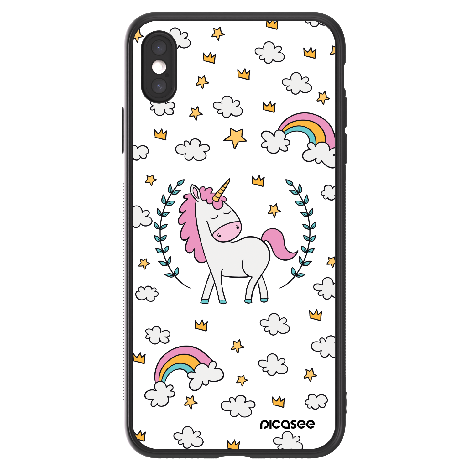Picasee ULTIMATE CASE für Apple iPhone XS Max - Einhorn Sternenhimmel