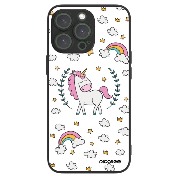 Picasee ULTIMATE CASE MagSafe für Apple iPhone 13 Pro - Einhorn Sternenhimmel
