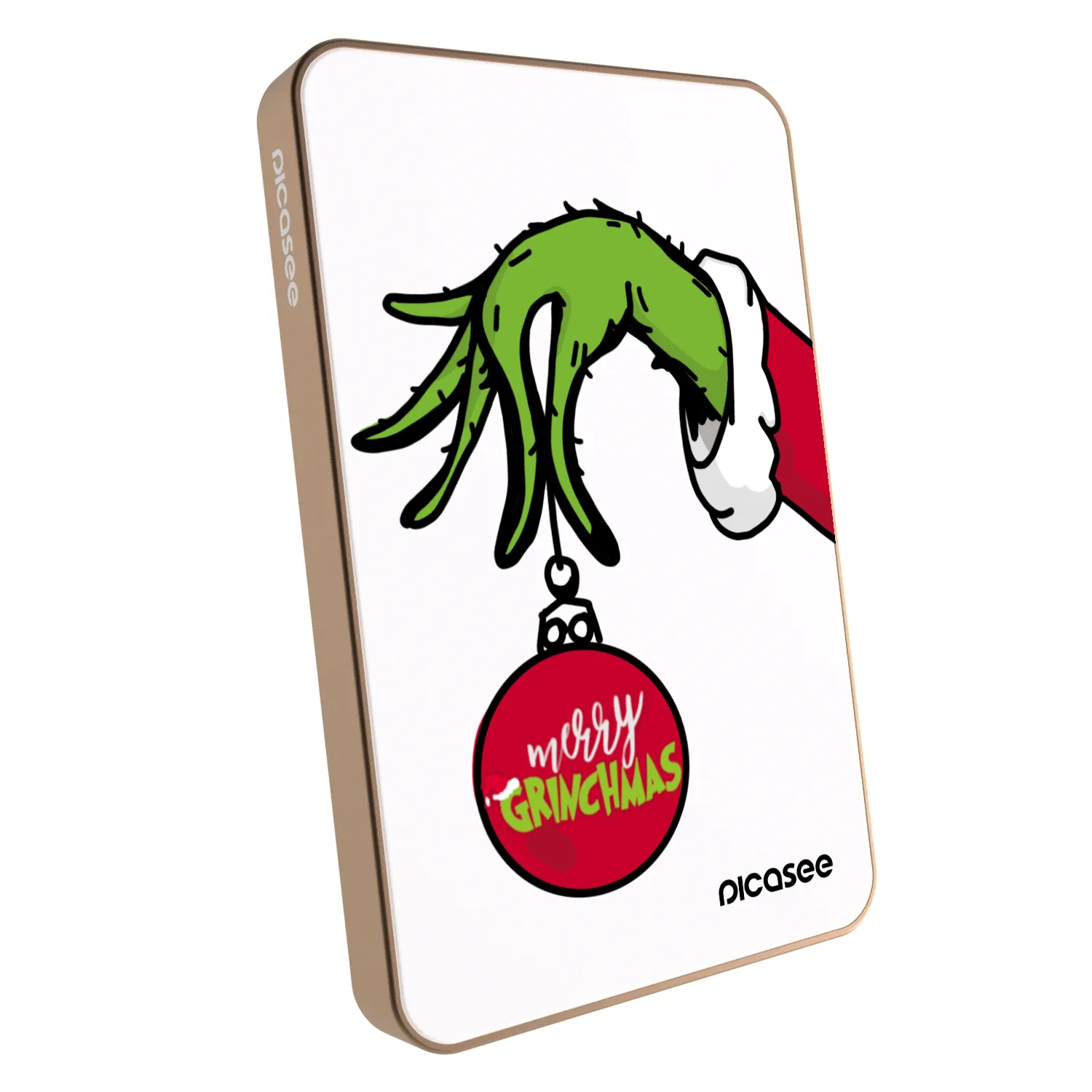 Picasee Powerbank mit MagSafe 5 000 mAh Golden - Grinch