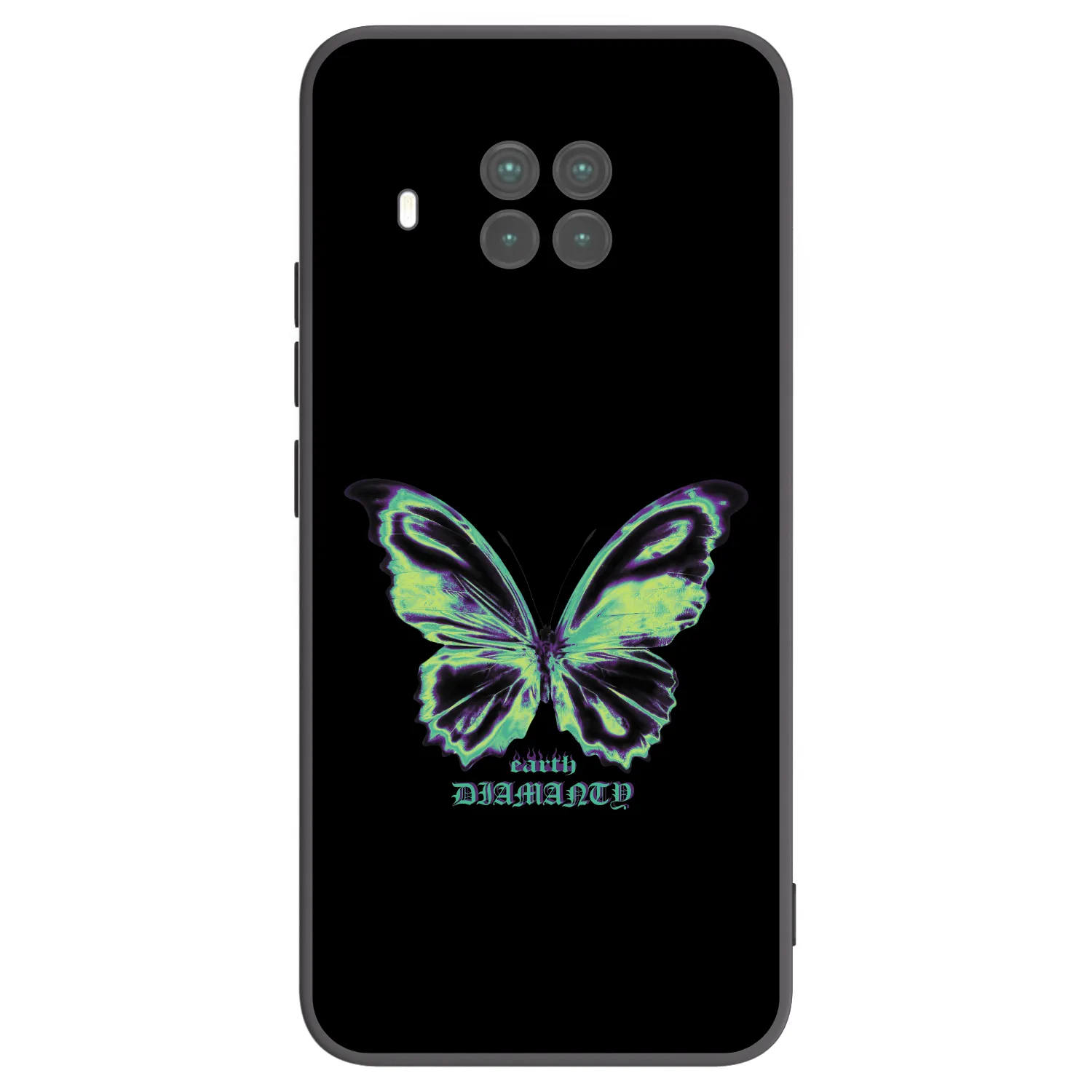 Picasee Xiaomi Mi 10T Lite Hülle - Schwarzes Silikon - Diamanty Blue