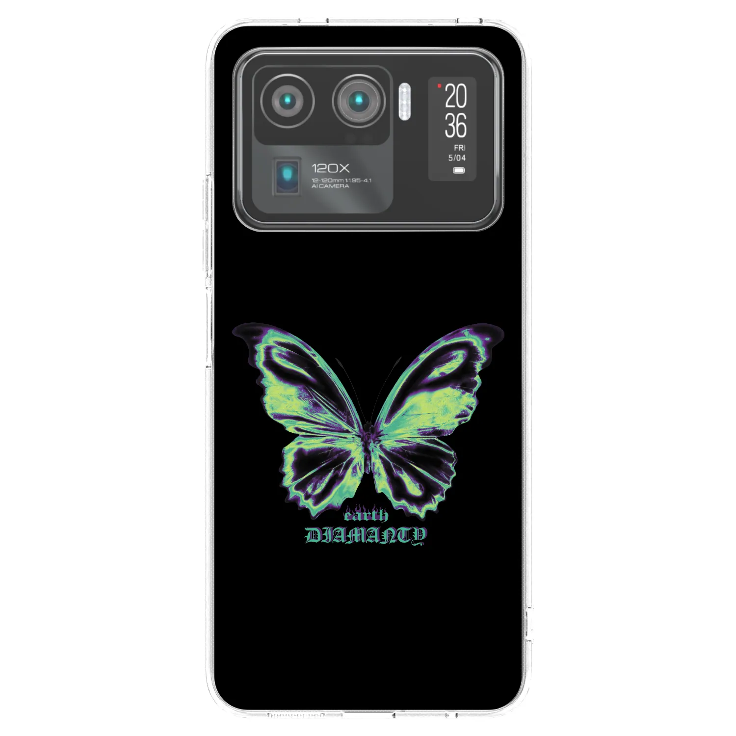 Picasee Xiaomi Mi 11 Ultra Hülle - Transparentes Silikon - Diamanty Blue