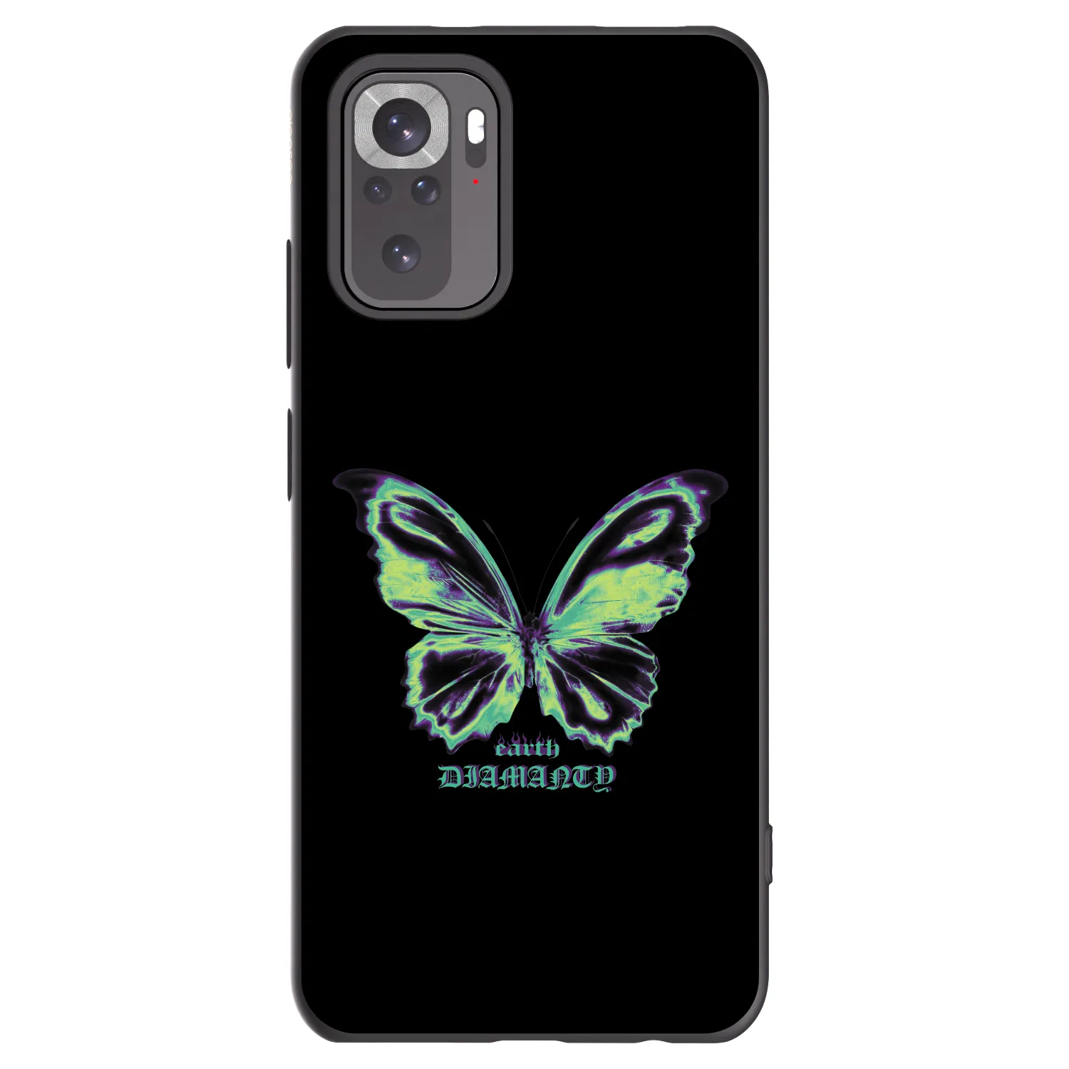 Picasee Xiaomi Redmi Note 11S 4G Hülle - Schwarzes Silikon - Diamanty Blue