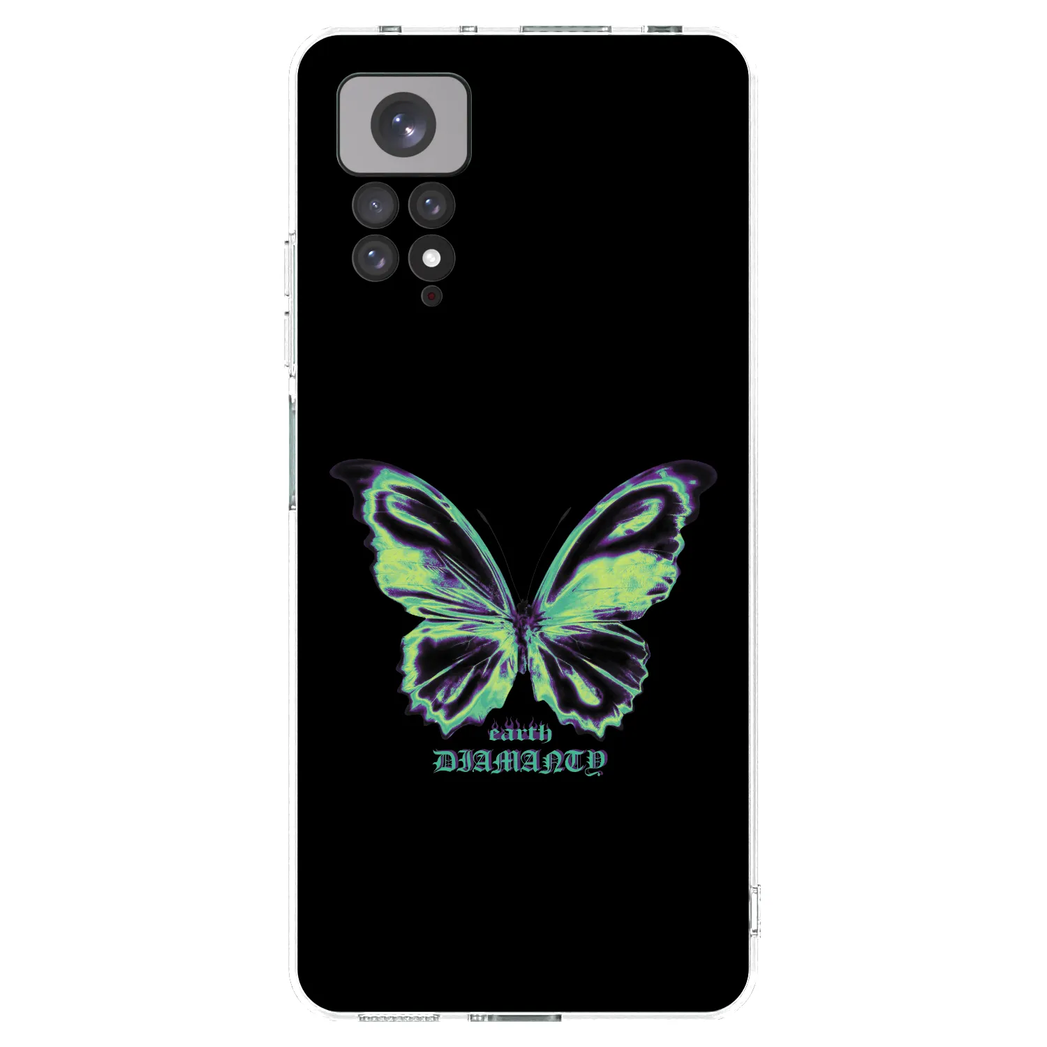 Picasee Xiaomi Redmi Note 11S 4G Hülle - Transparentes Silikon - Diamanty Blue