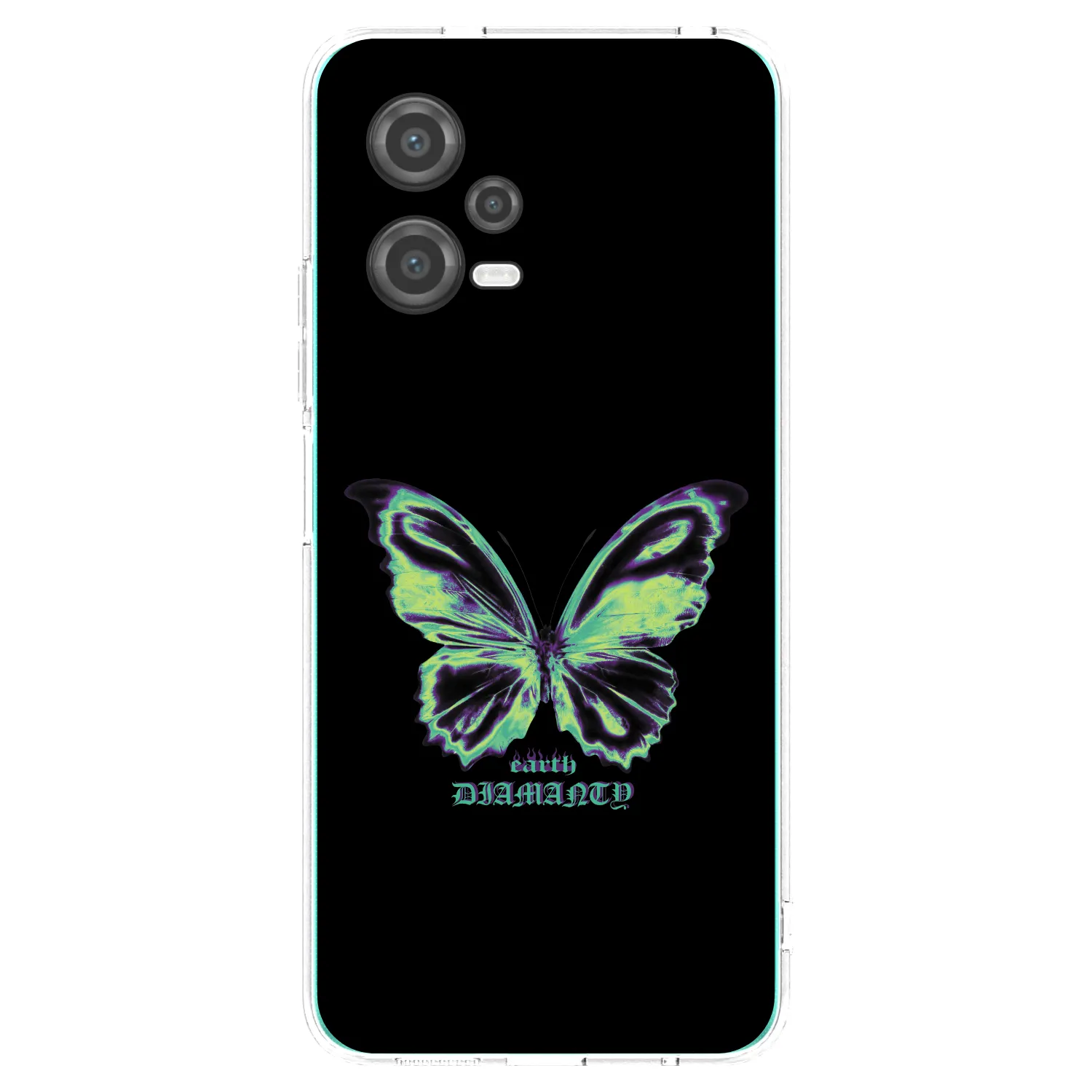Picasee Xiaomi Poco X5 Hülle - Transparentes Silikon - Diamanty Blue