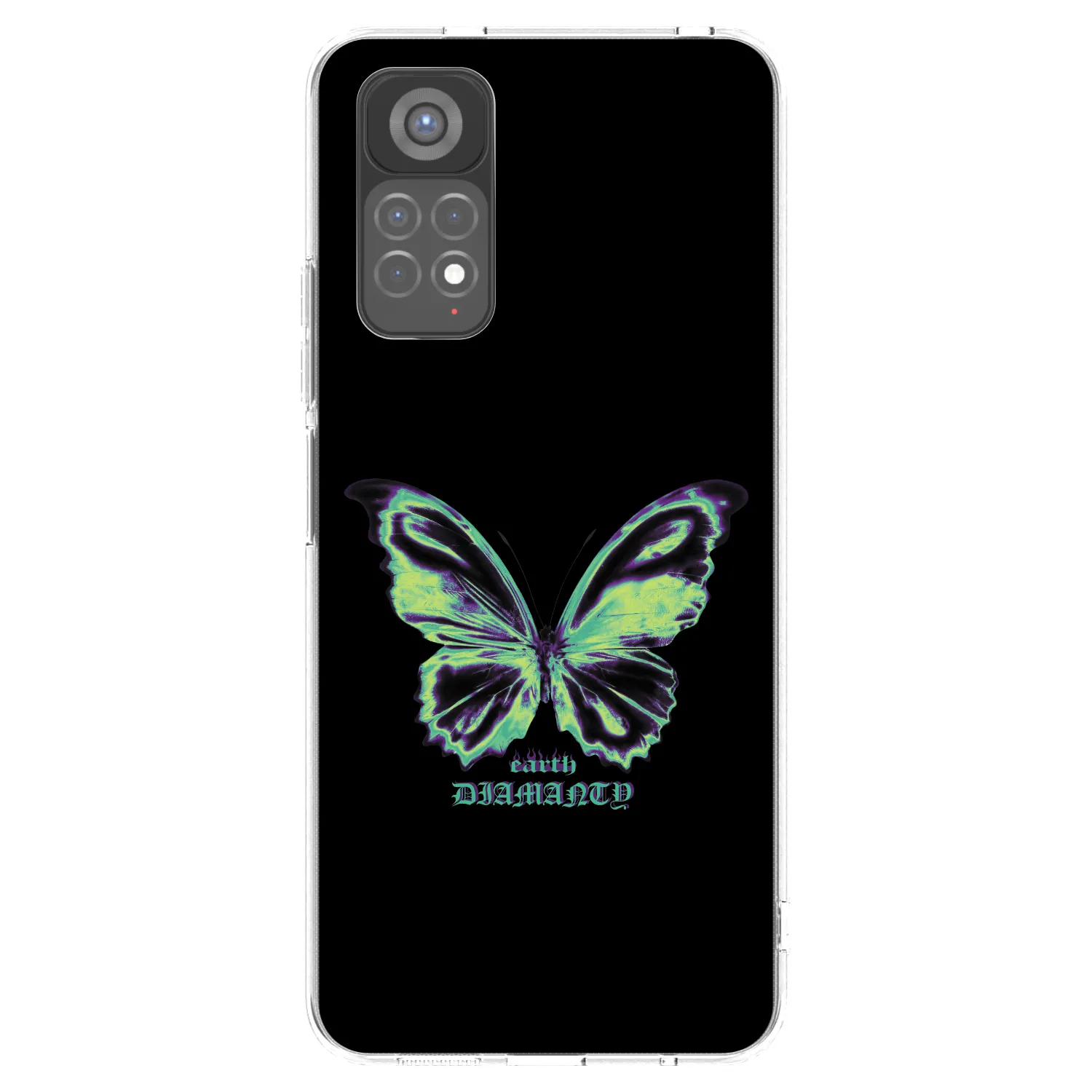 Picasee Xiaomi Redmi Note 11S 5G Hülle - Transparentes Silikon - Diamanty Blue