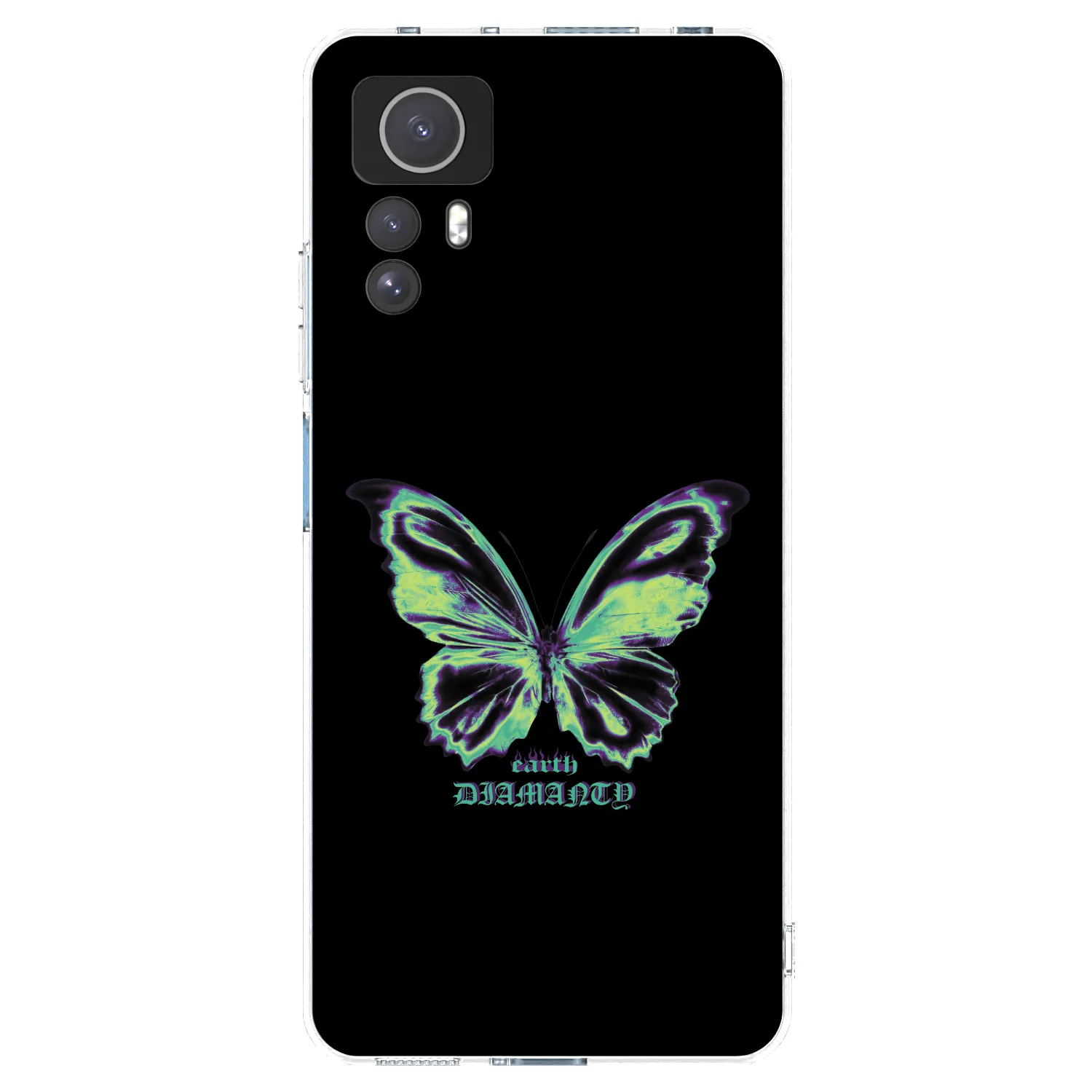 Picasee Xiaomi Redmi Note 12S Hülle - Transparentes Silikon - Diamanty Blue
