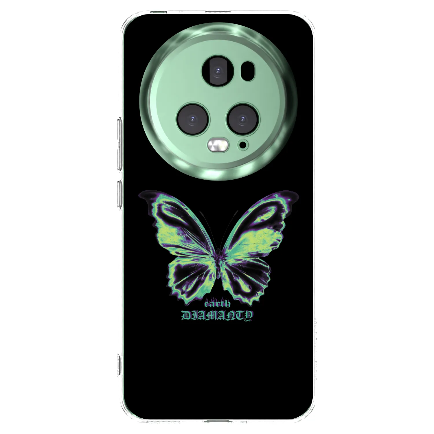 Picasee Honor Magic5 Pro Hülle - Transparentes Silikon - Diamanty Blue