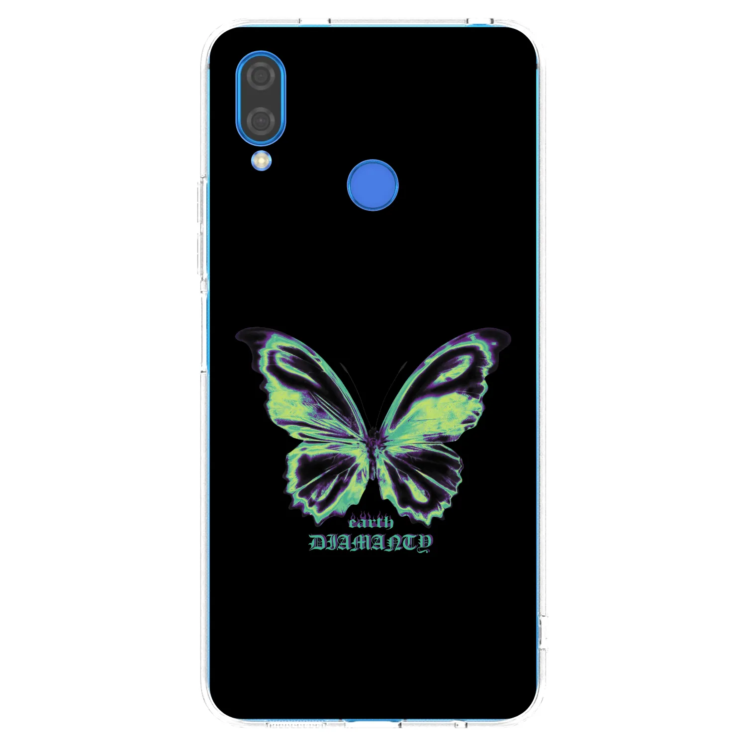 Picasee Huawei Nova 3i Hülle - Transparentes Silikon - Diamanty Blue