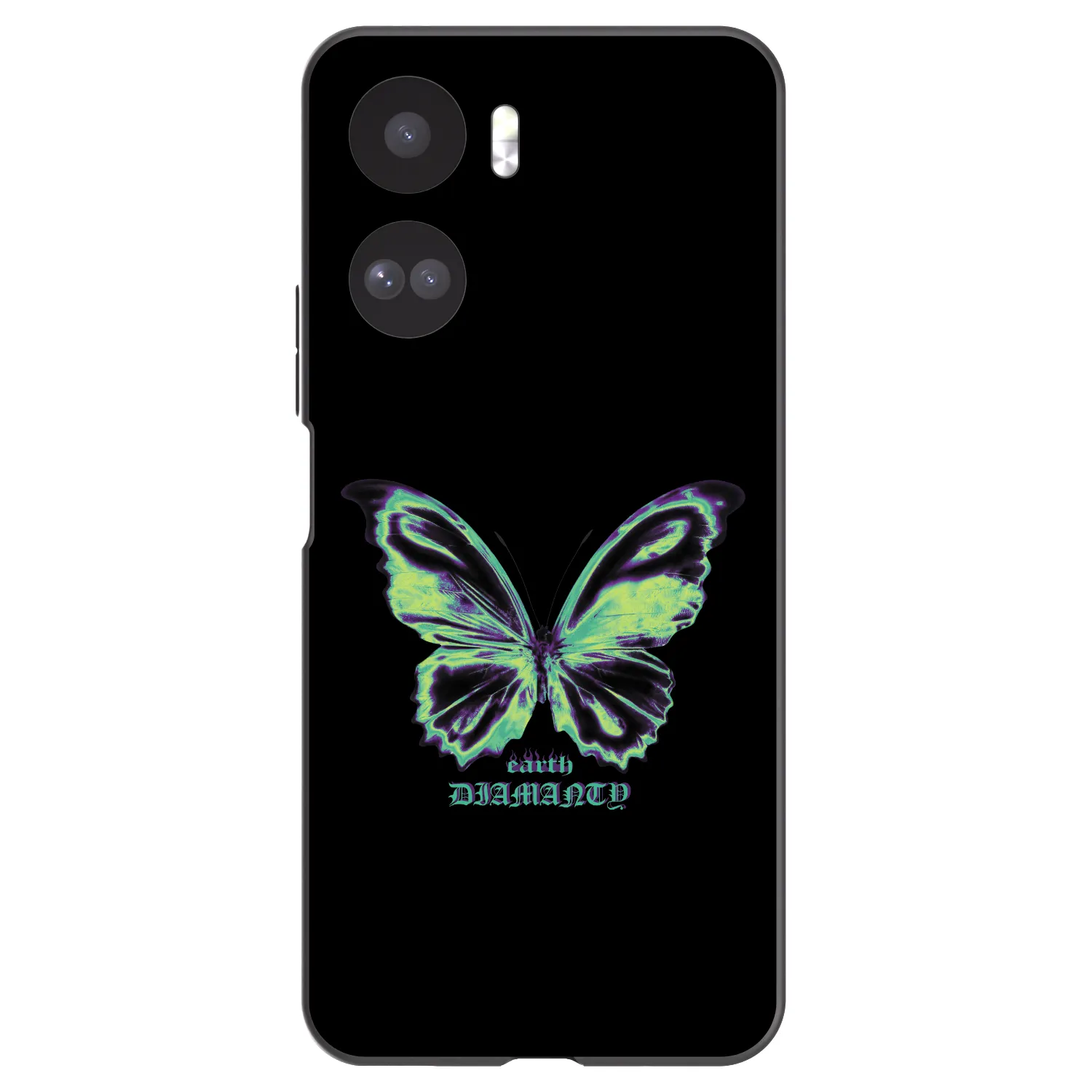 Picasee Honor 90 Lite 5G Hülle - Schwarzes Silikon - Diamanty Blue