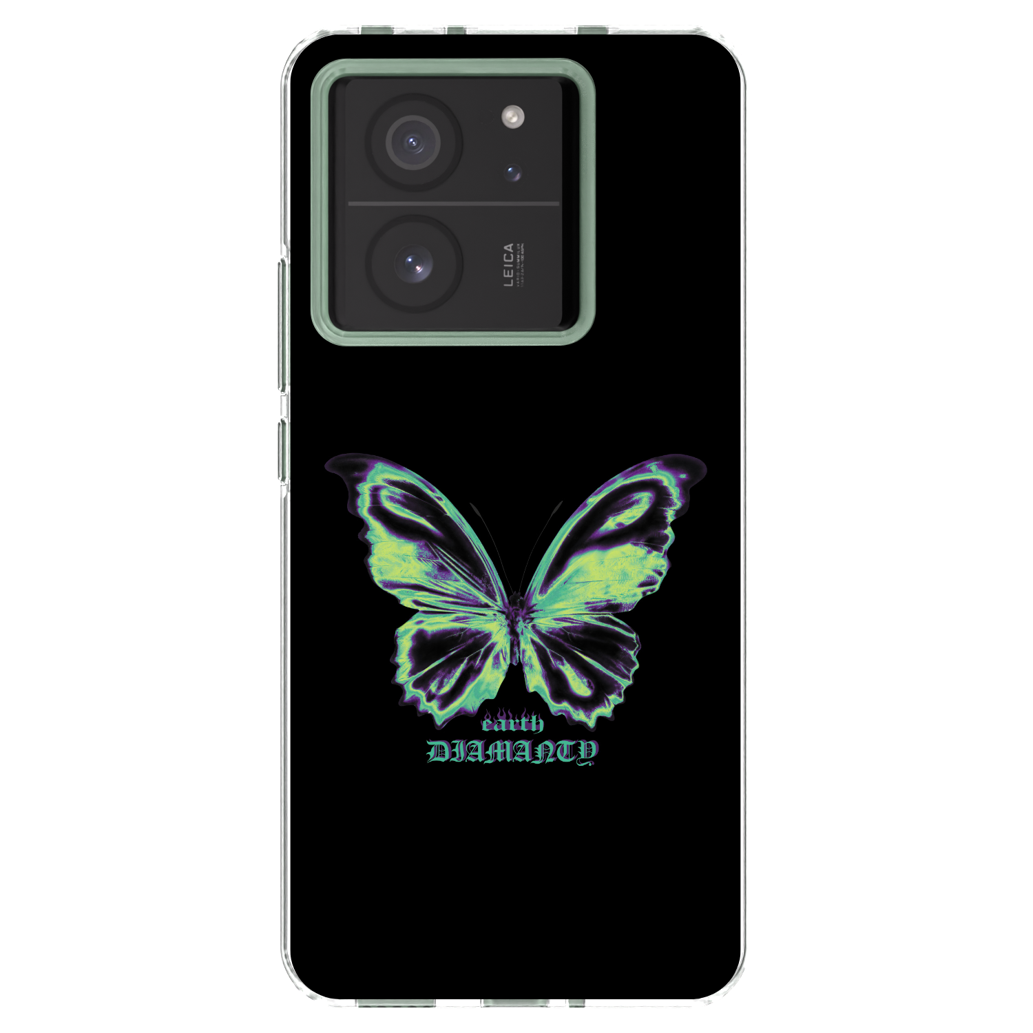 Picasee Xiaomi 13T Hülle - Transparentes Silikon - Diamanty Blue