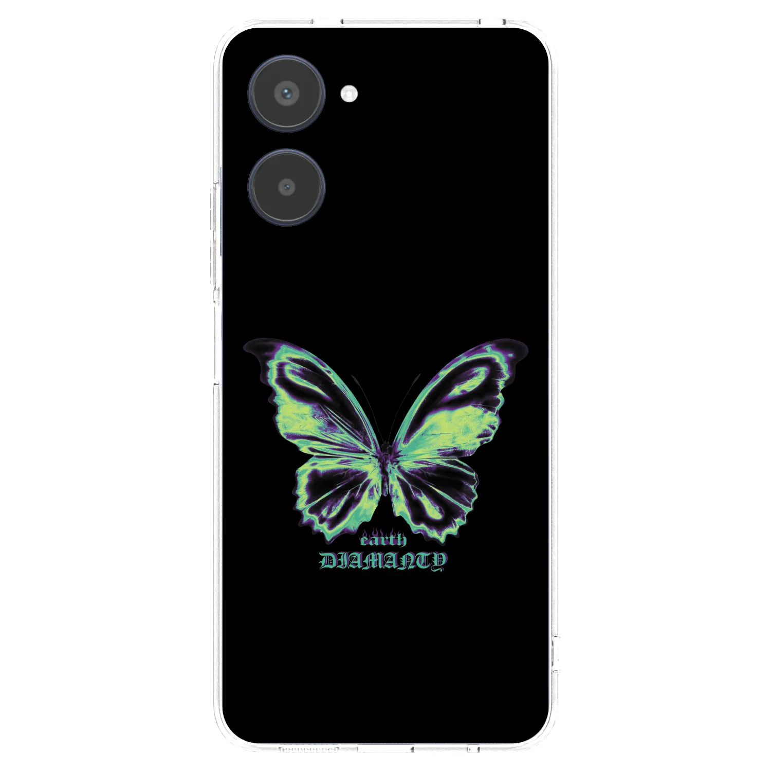 Picasee Realme 10 4G Hülle - Transparentes Silikon - Diamanty Blue