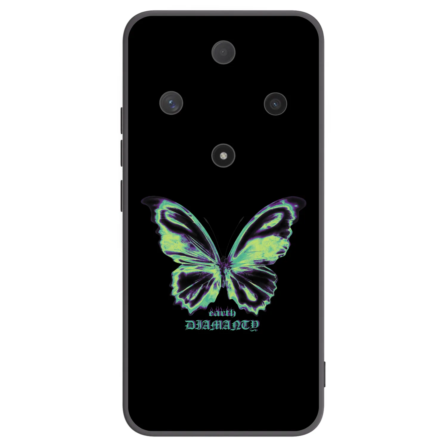 Picasee Honor Magic6 Lite 5G Hülle - Schwarzes Silikon - Diamanty Blue