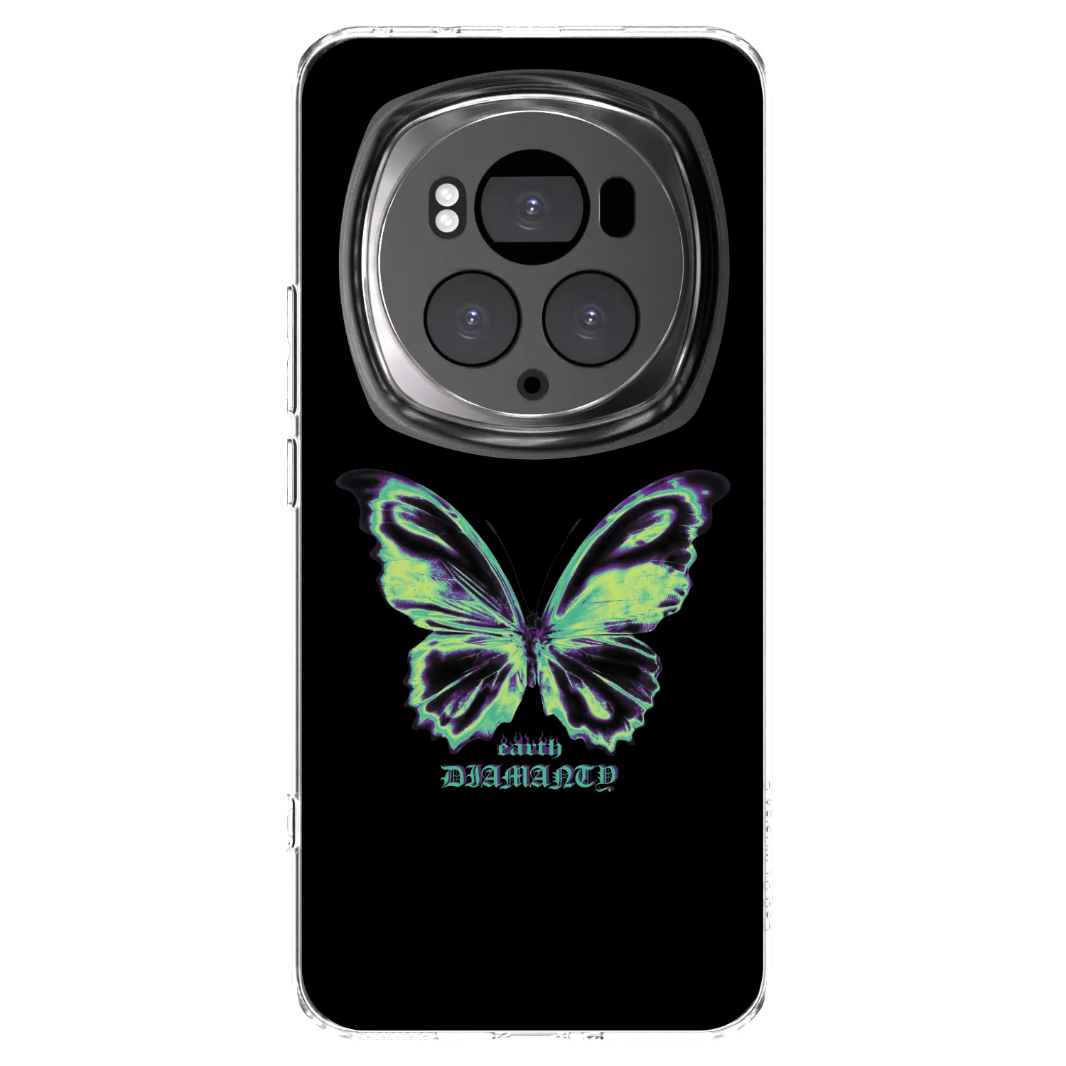 Picasee Honor Magic6 Pro Hülle - Transparentes Silikon - Diamanty Blue