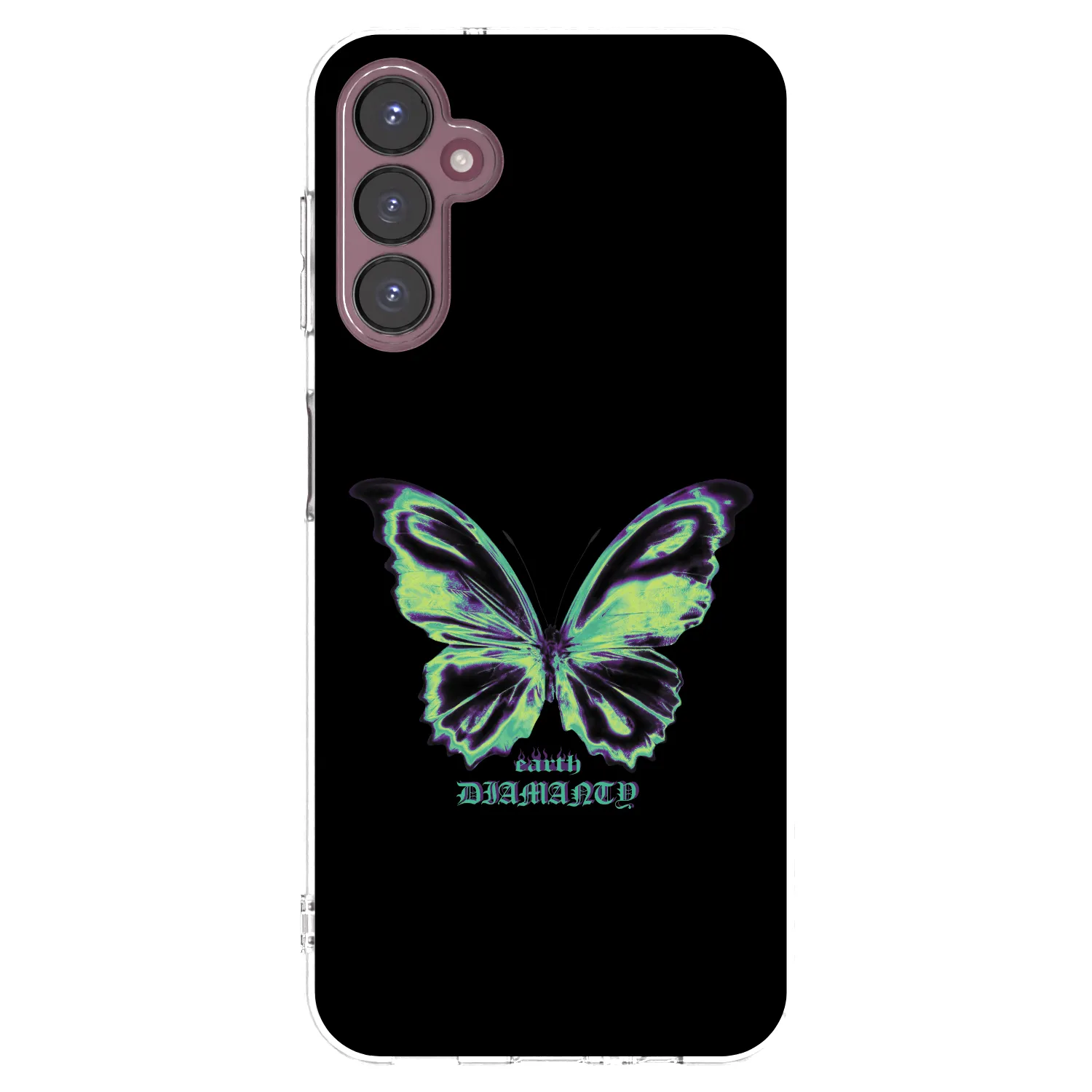 Picasee Samsung Galaxy A05s A057G Hülle - Transparentes Silikon - Diamanty Blue