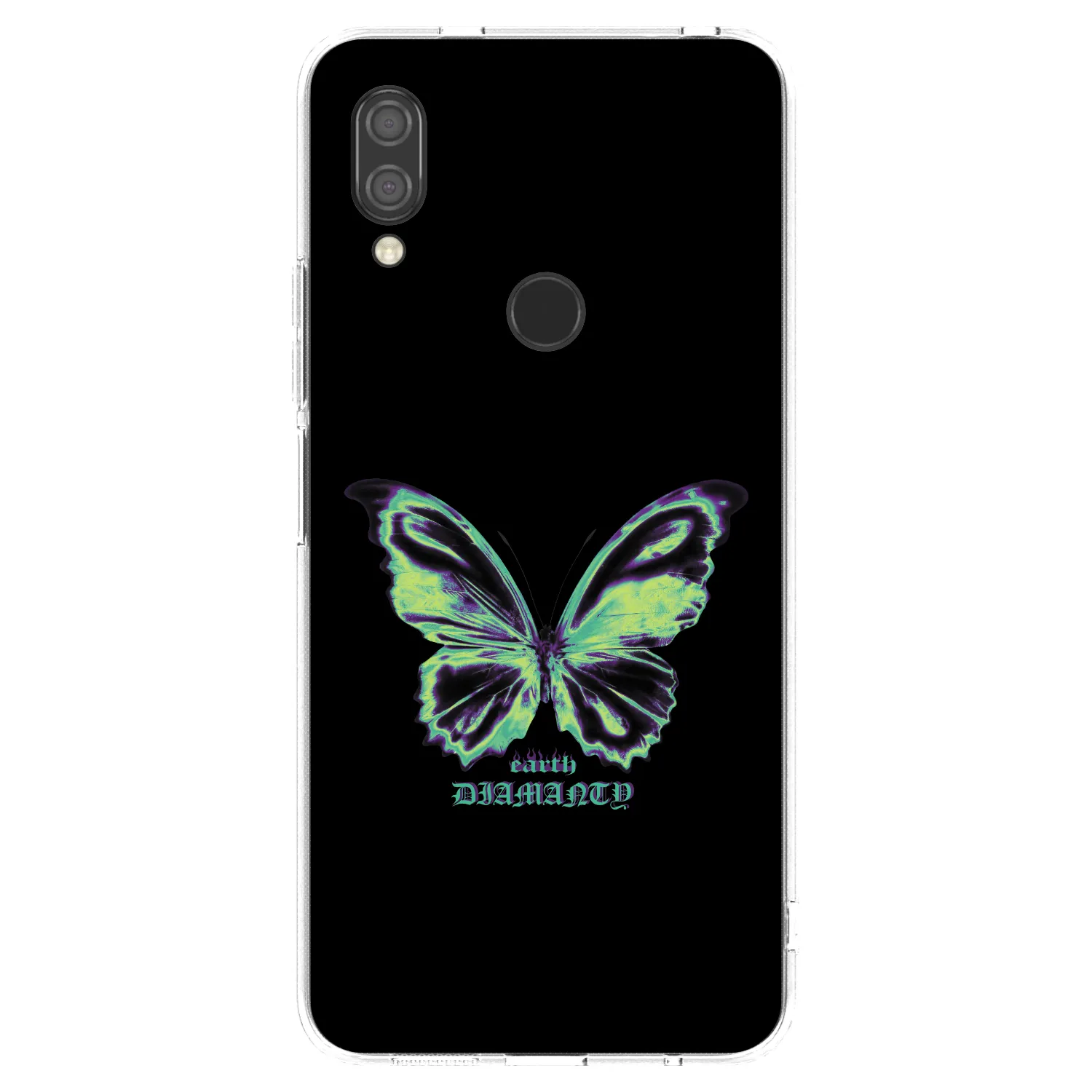Picasee Xiaomi Redmi 7 Hülle - Transparentes Silikon - Diamanty Blue