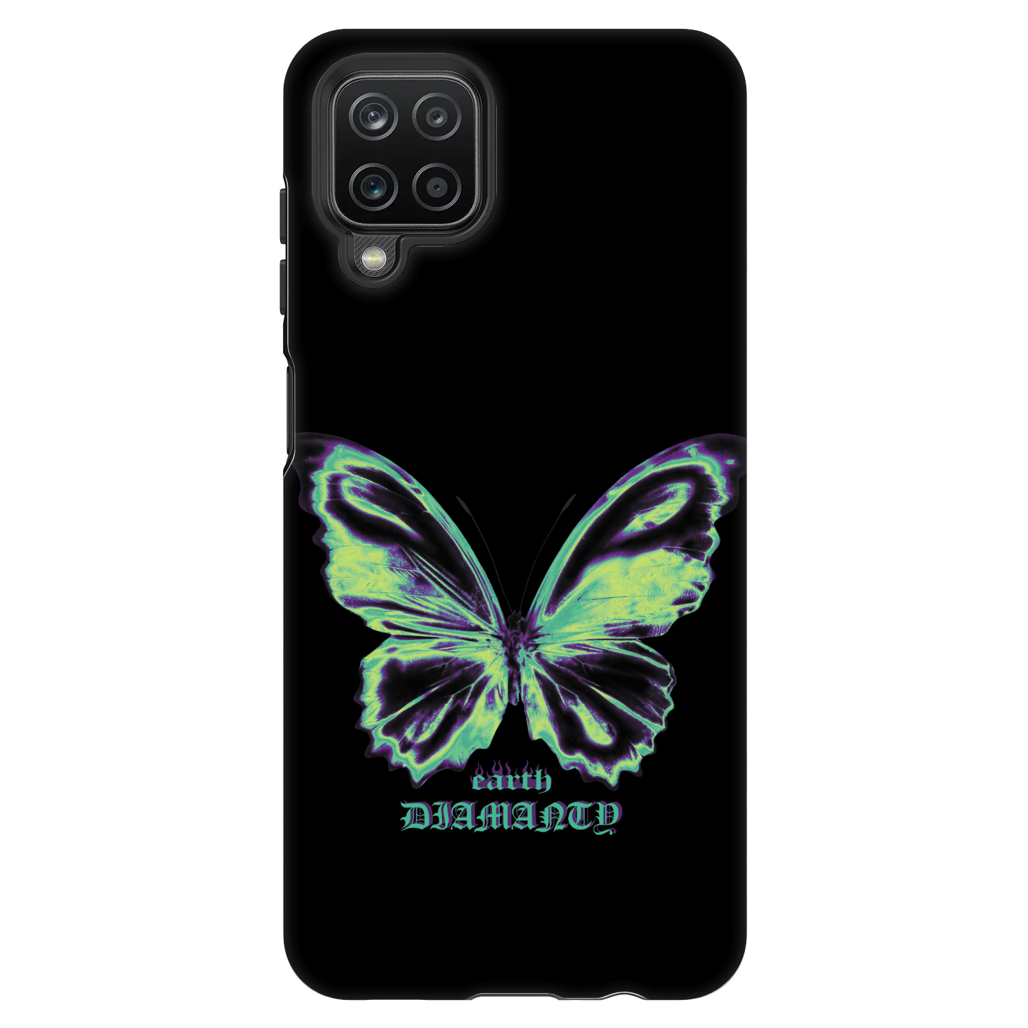 Picasee Fashion Case für Samsung Galaxy A12 A125F - Diamanty Blue