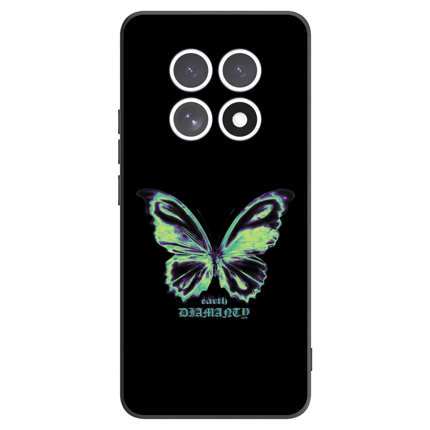 Picasee Xiaomi Redmi Note 15 Hülle - Schwarzes Silikon - Diamanty Blue