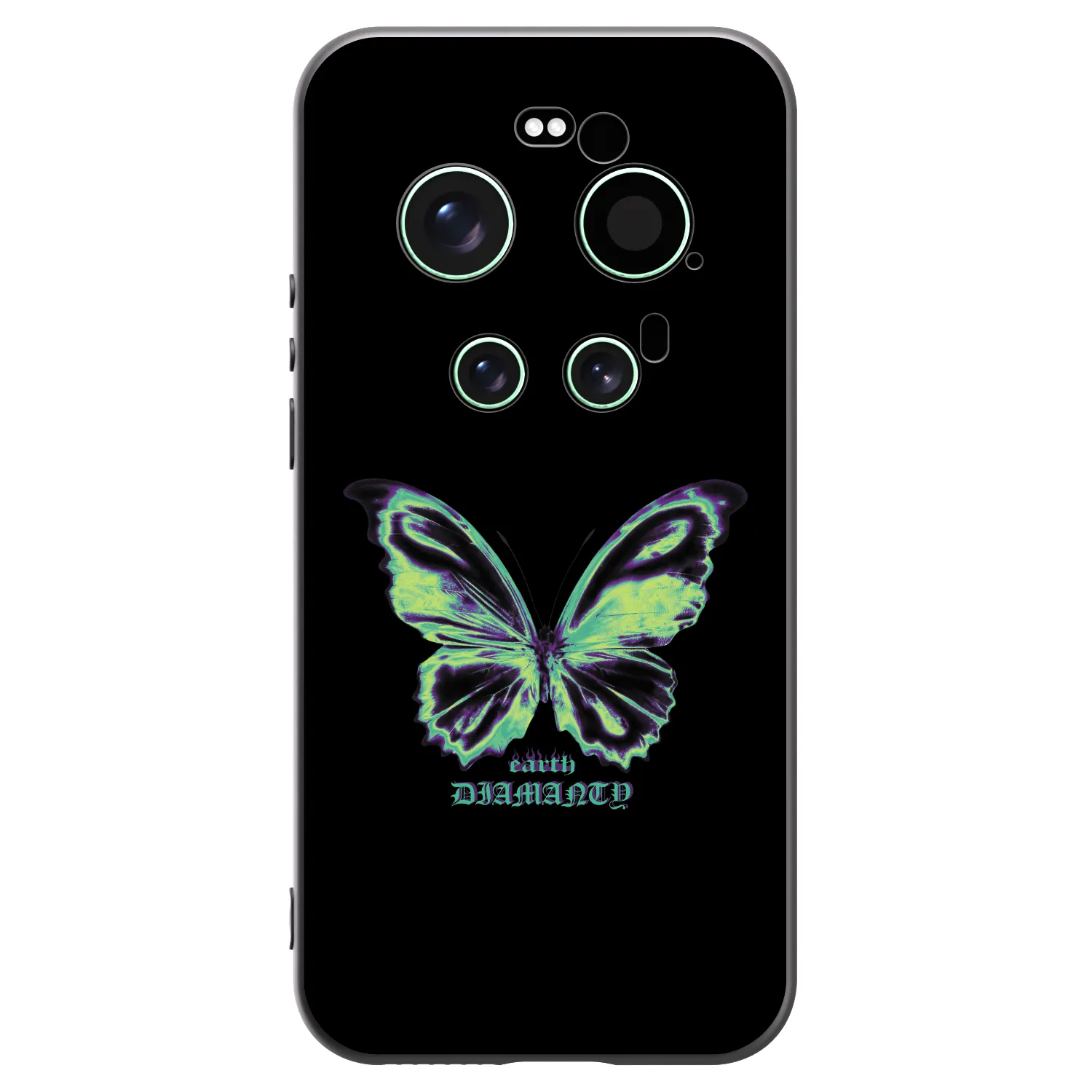 Picasee Xiaomi 17 Ultra Hülle - Schwarzes Silikon - Diamanty Blue