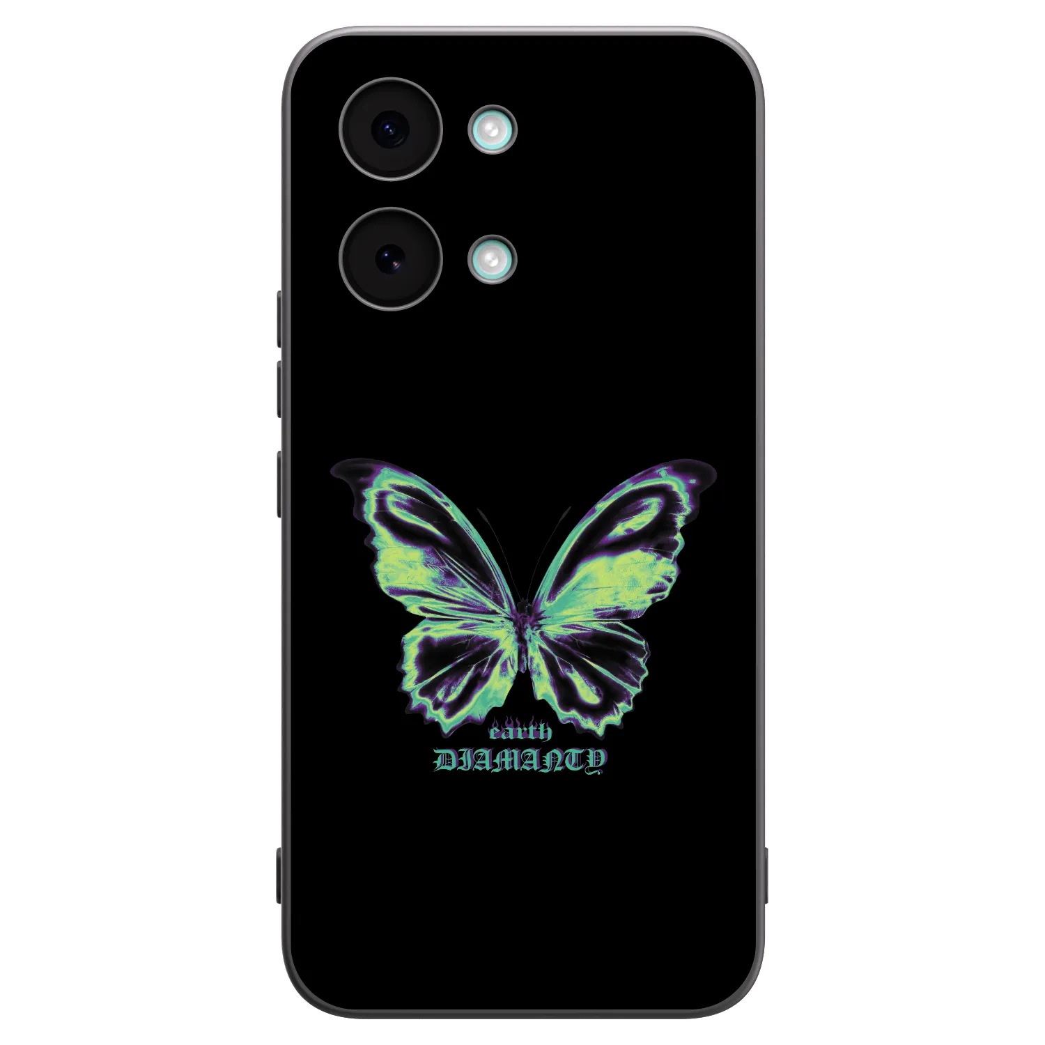 Picasee Xiaomi Poco X8 Pro Max Hülle - Schwarzes Silikon - Diamanty Blue