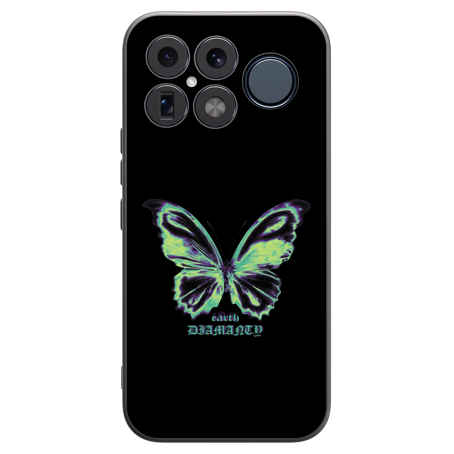 Picasee Xiaomi Poco F8 Ultra Hülle - Schwarzes Silikon - Diamanty Blue