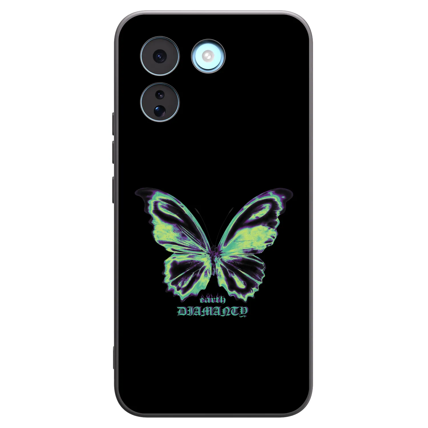 Picasee Xiaomi Redmi Note 17 Pro MAX 5G Hülle - Schwarzes Silikon - Diamanty Blue