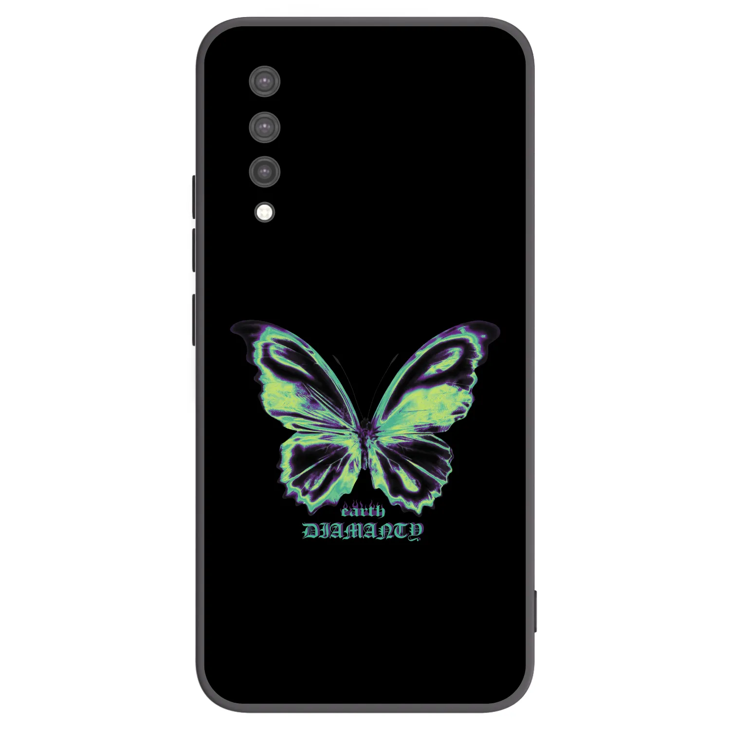 Picasee Xiaomi Mi 9 Lite Hülle - Schwarzes Silikon - Diamanty Blue