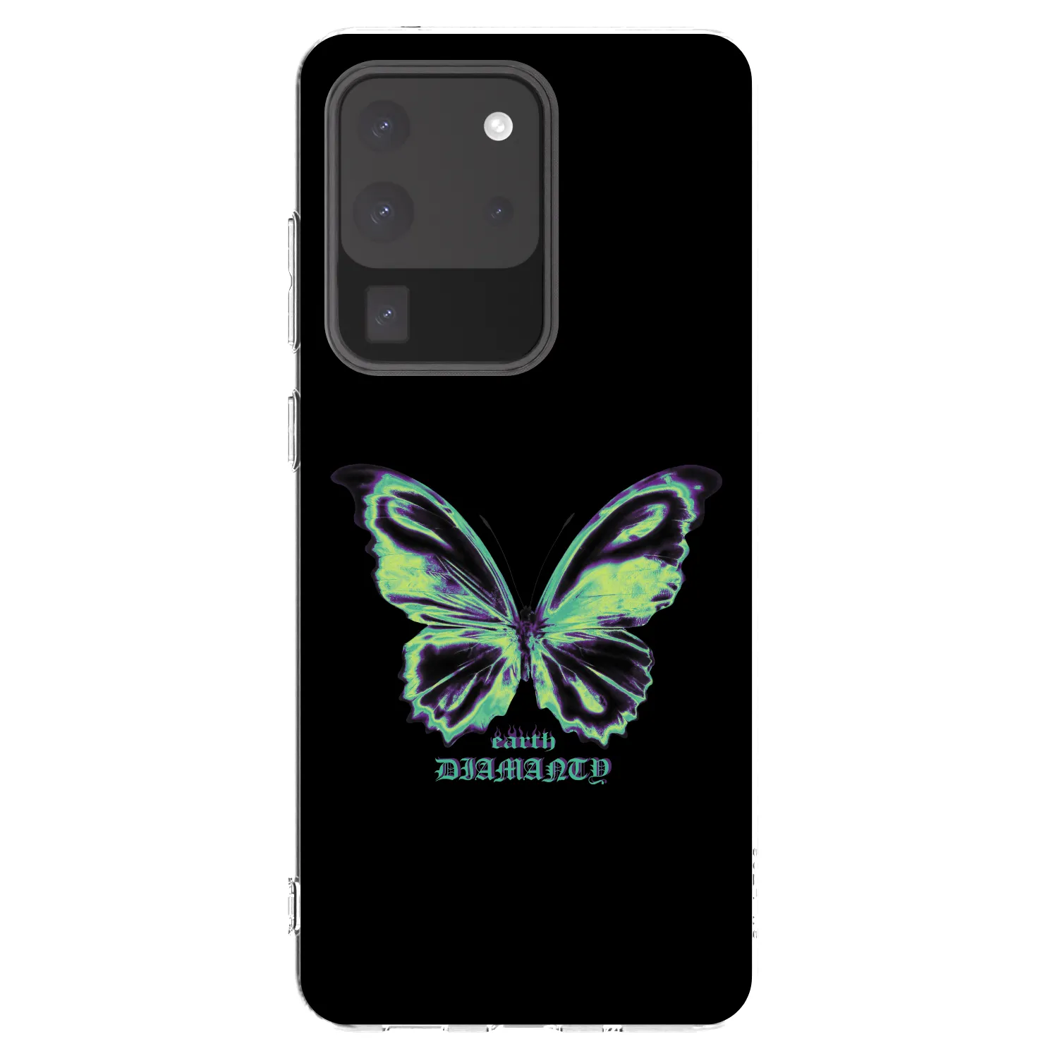 Picasee Samsung Galaxy S20 Ultra 5G G988F Hülle - Transparentes Silikon - Diamanty Blue