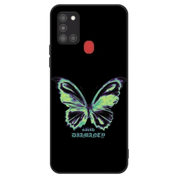 Hülle für Samsung Galaxy A21s - Diamanty Blue