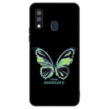 Hülle für Samsung Galaxy A40 A405F - Diamanty Blue