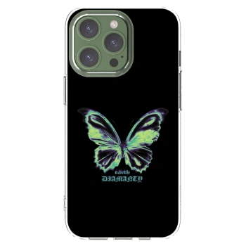 Picasee Apple iPhone 13 Pro Hülle - Transparentes Silikon - Diamanty Blue