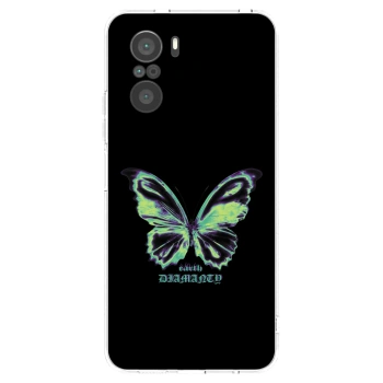 Picasee Xiaomi Poco F3 Hülle - Transparentes Silikon - Diamanty Blue