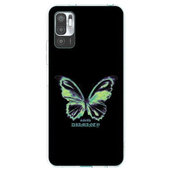 Picasee Xiaomi Redmi Note 10 5G Hülle - Transparentes Silikon - Diamanty Blue