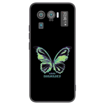 Picasee Xiaomi Mi 11 Ultra Hülle - Schwarzes Silikon - Diamanty Blue