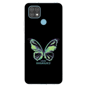 Picasee Realme C21 Hülle - Transparentes Silikon - Diamanty Blue