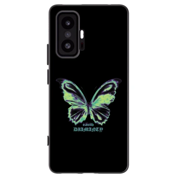 Picasee Xiaomi 11T Hülle - Schwarzes Silikon - Diamanty Blue