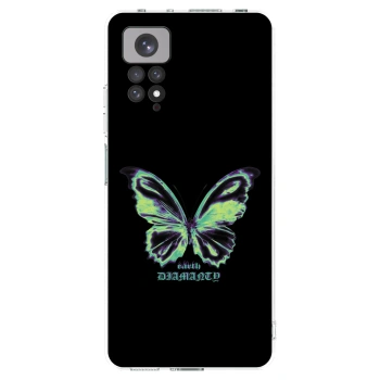 Picasee Xiaomi Redmi Note 11S 4G Hülle - Transparentes Silikon - Diamanty Blue