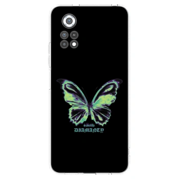Picasee Xiaomi Poco X4 Pro 5G Hülle - Transparentes Silikon - Diamanty Blue